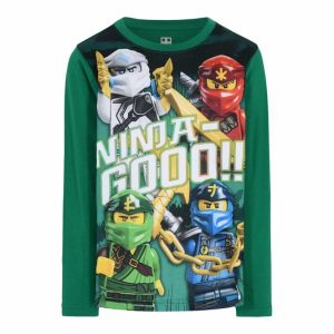 LEGO NINJAGO M-22653 tričko s dlhým rukávom (zelené)
